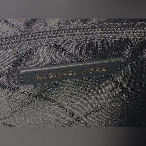 NWT Michael Kors Black Leather Tote Bag - Picture 16 of 16